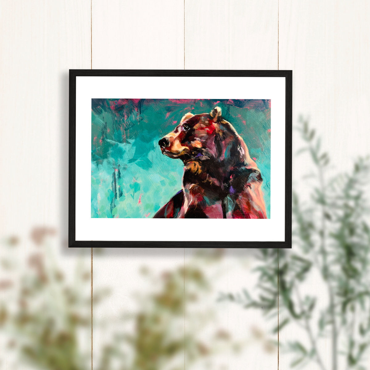 "Reverie" - Bear Painting Art Print - 11x14 inches