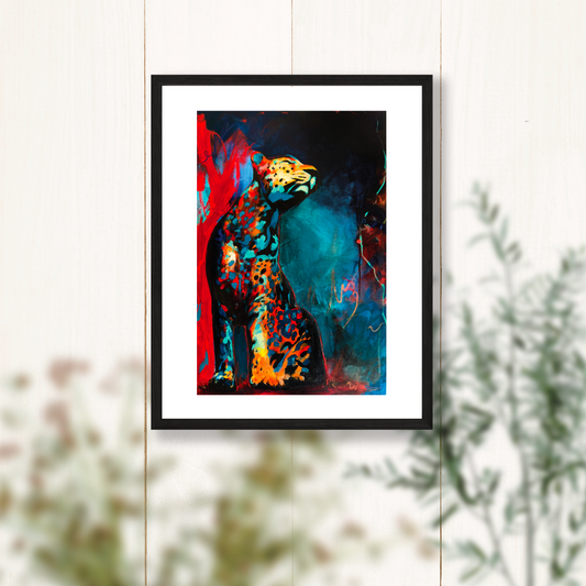 "Dejalo Ser" - Feline Painting Art Print - 11x14 inches