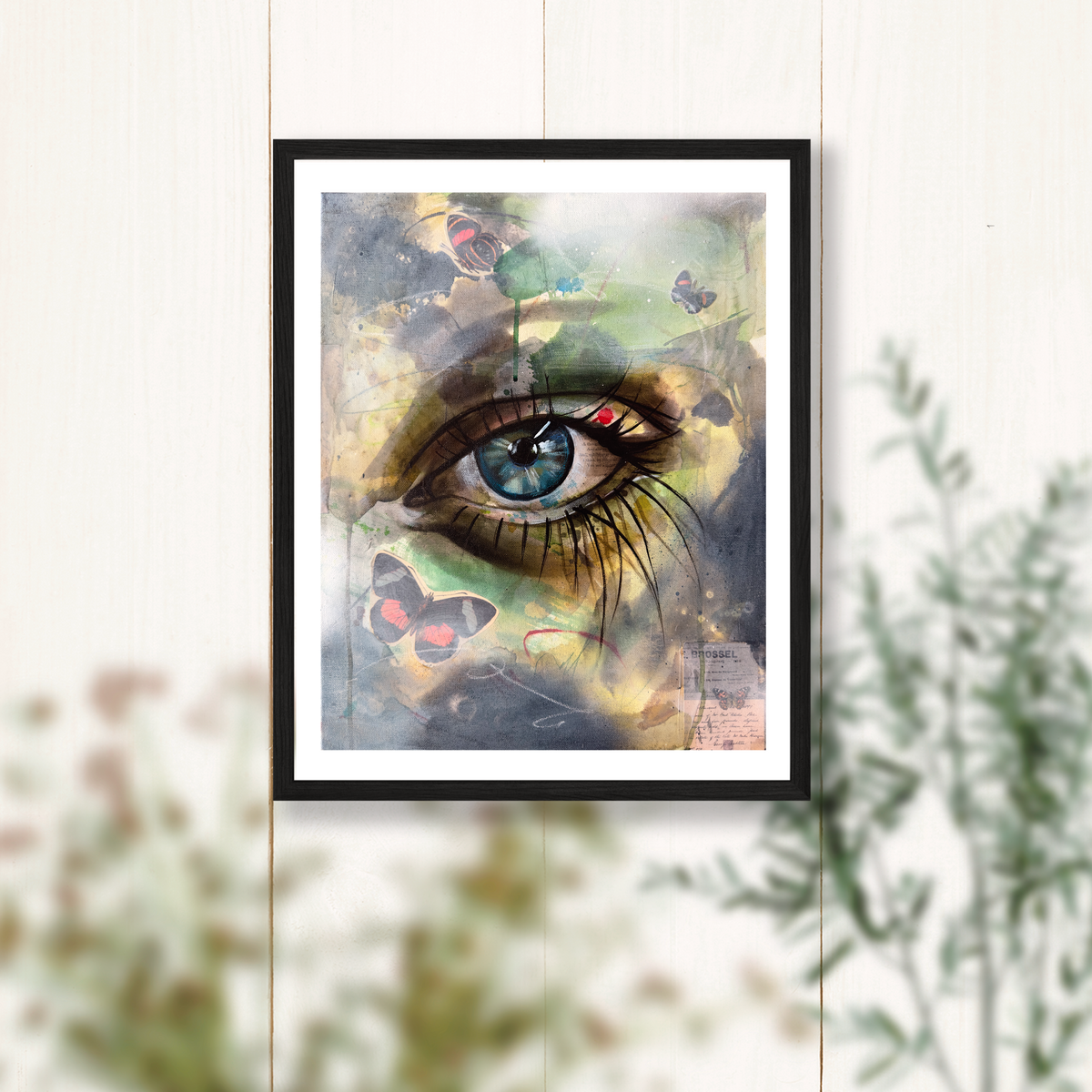 "Oasis Eye" - Left Eye Art Print - 8x10 inches