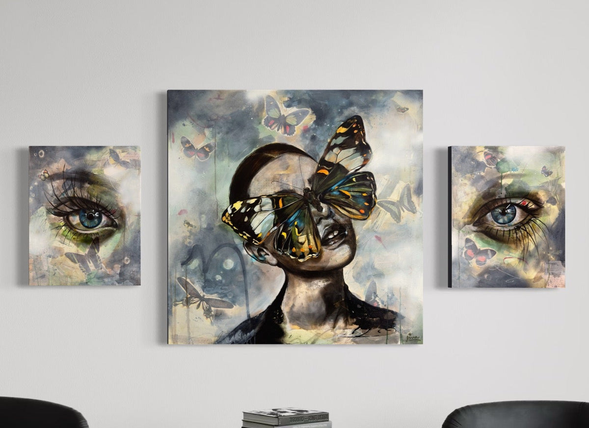 "Oasis Eye" - Left Eye Art Print - 8x10 inches