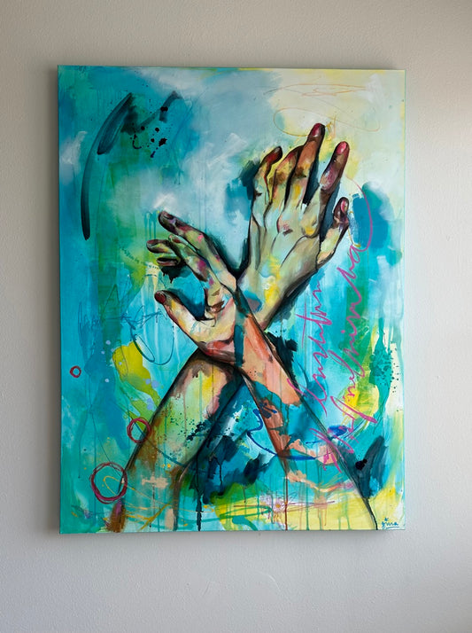 "Hope" - Hands Original Artwork